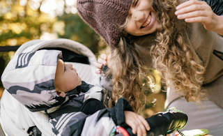 Footmuff for the winter: Make the pushchair comfortable and cosy with a stroller bunting